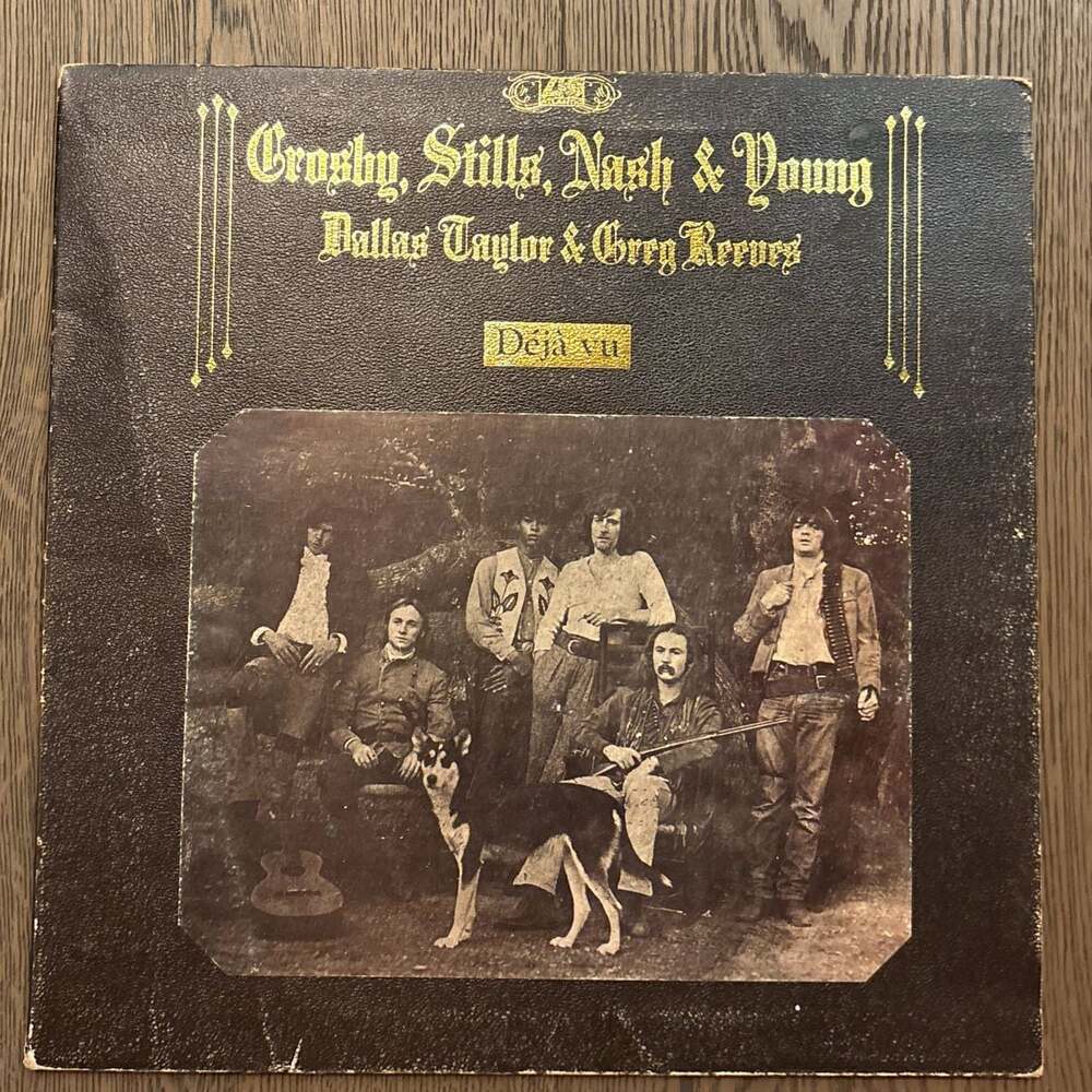 Crosby, Stills, Nash & Young - Déjà Vu Textured Gatefold Vinyl LP (1970)